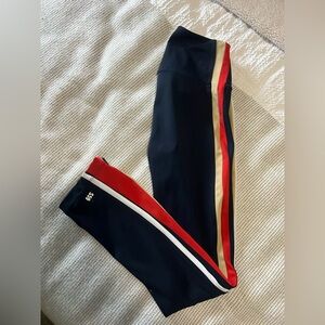 Split 59 Leggings with Red and Gold Stripes